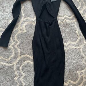 Hera Collection Black Midi Dress